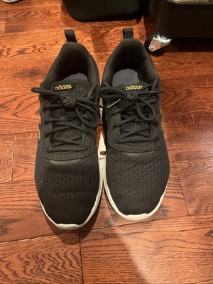 Adidas Womens QT Racer 2.0 H05800 Black Running Shoes Sneakers Size 8.5