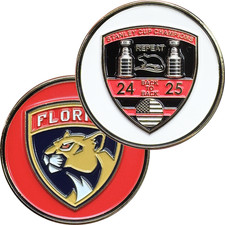 BL5-1 Panthers 2025 Stanley Cup Challenge Coin Hockey Sunrise Fire Department Da