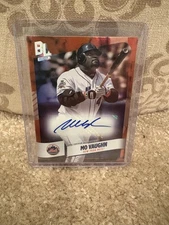2024 Topps Big League Mo Vaughn #BEF-MV Electric Orange Auto Mets 