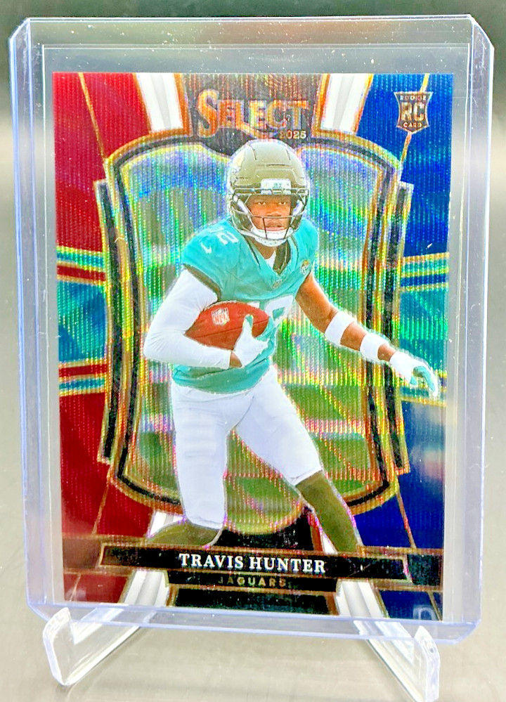 2025 Panini Select TRAVIS HUNTER RC Premier Level Tri Color 226/299 #128 Jagaurs
