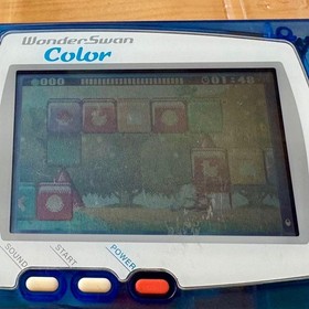 WonderSwan Color Crystal Blue Console Digimon Battle Spirit Bundle Japan