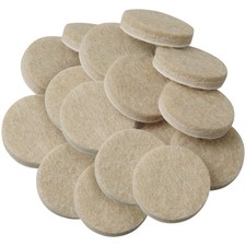 Self-Stick Furniture Round Felt Pads for Hard Surfaces   Protect your Hard Fl...