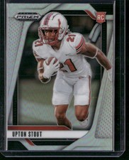 2025 Panini Prizm Draft Picks #149 Upton Stout Prizms Silver