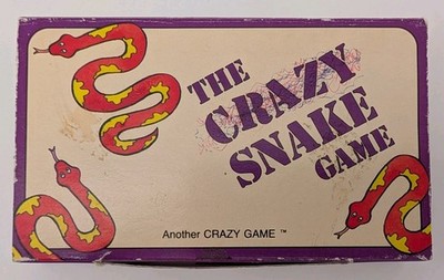 THE CRAZY SNAKE GAME 1991 VINTAGE PRICE STERN SLOAN CARD PUZZLE