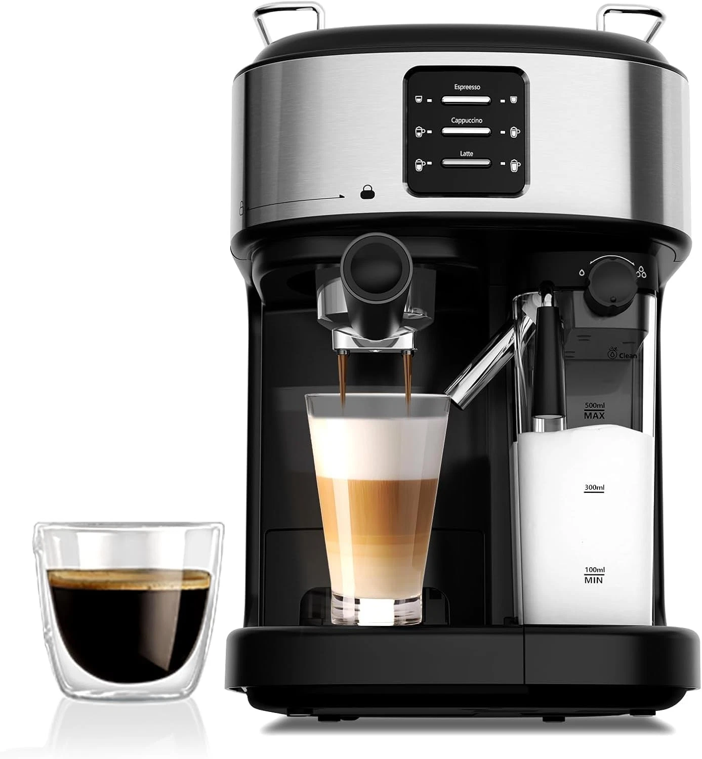 Electactic 20 Bar Professional Espresso Cappuccino Machine Auto Milk Frother
