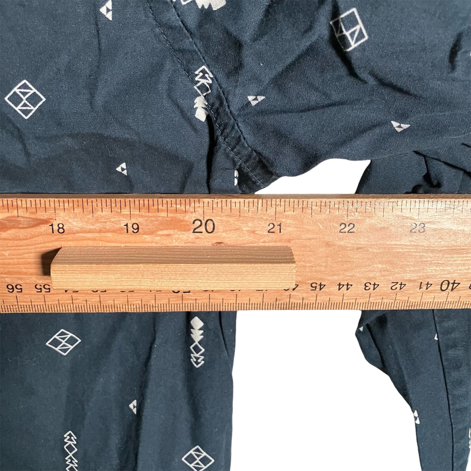 Carhartt WIP Shirt Men's Size M Blue Slim Fit Patterned Casual Button Down thumbnail 4