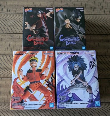 BANDAI NAMCO Naruto, Itachi & Sasuke Figure set of 4 / New / Japan/ 72 Series 