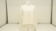 Sweaty Betty Women's Jumper Size M Lily White Funnel Neck New