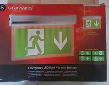 1× Smartwares 10.040.72 NV42 LED Fluchtwegbeleuchtung (F7)
