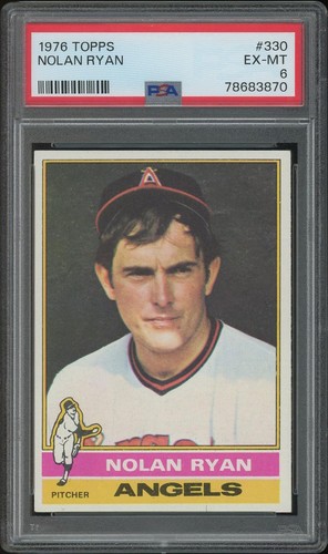 1976 Topps Baseball #330 Nolan Ryan PSA 6 (EX-MT)