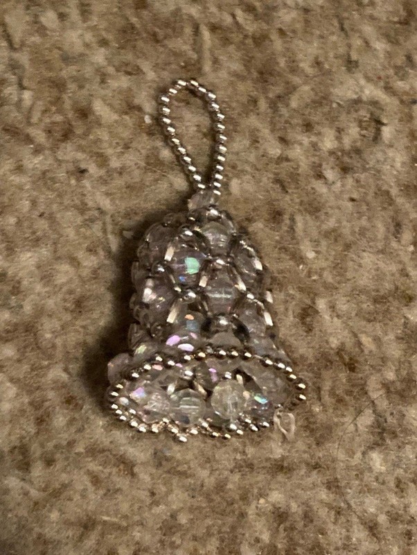 Christmas bell ornament