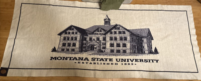 Montana Wool Company Targhee Wool State University Blanket USA Fort shaw 94''x 39