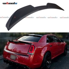 Matte Black M Style Highkick Trunk Spoiler Wing For 11-23 Chrysler 300 300s Srt8