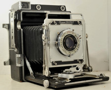 Graflex Crown Graphic 4x5 Camera w/ Ektar 203mm f7.7 Lens READ