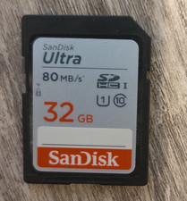 SanDisk Ultra 32GB SDHC Class 10 UHS-I 80MB/s Memory Card MPN SDSDUN4