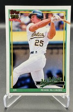 2026 Topps Series 1 - 1991 Topps Baseball Mark McGwire #T91-44 - Athletics
