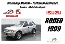 ISUZU RODEO Service Reparatur Werkstatthandbuch 1999