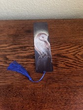 Owl Bookmark for Reading Metal Animal Bookmar with Purple Tassels