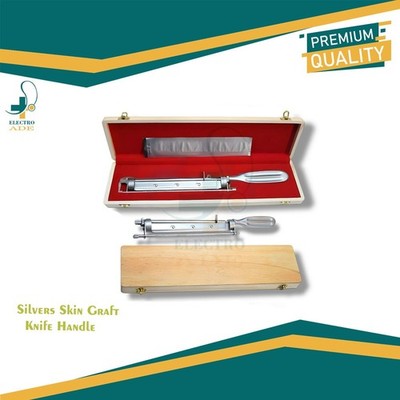 Silvers Skin Graft Knife Handle Dermatome with 1 PC Blade Surgical Instruments
