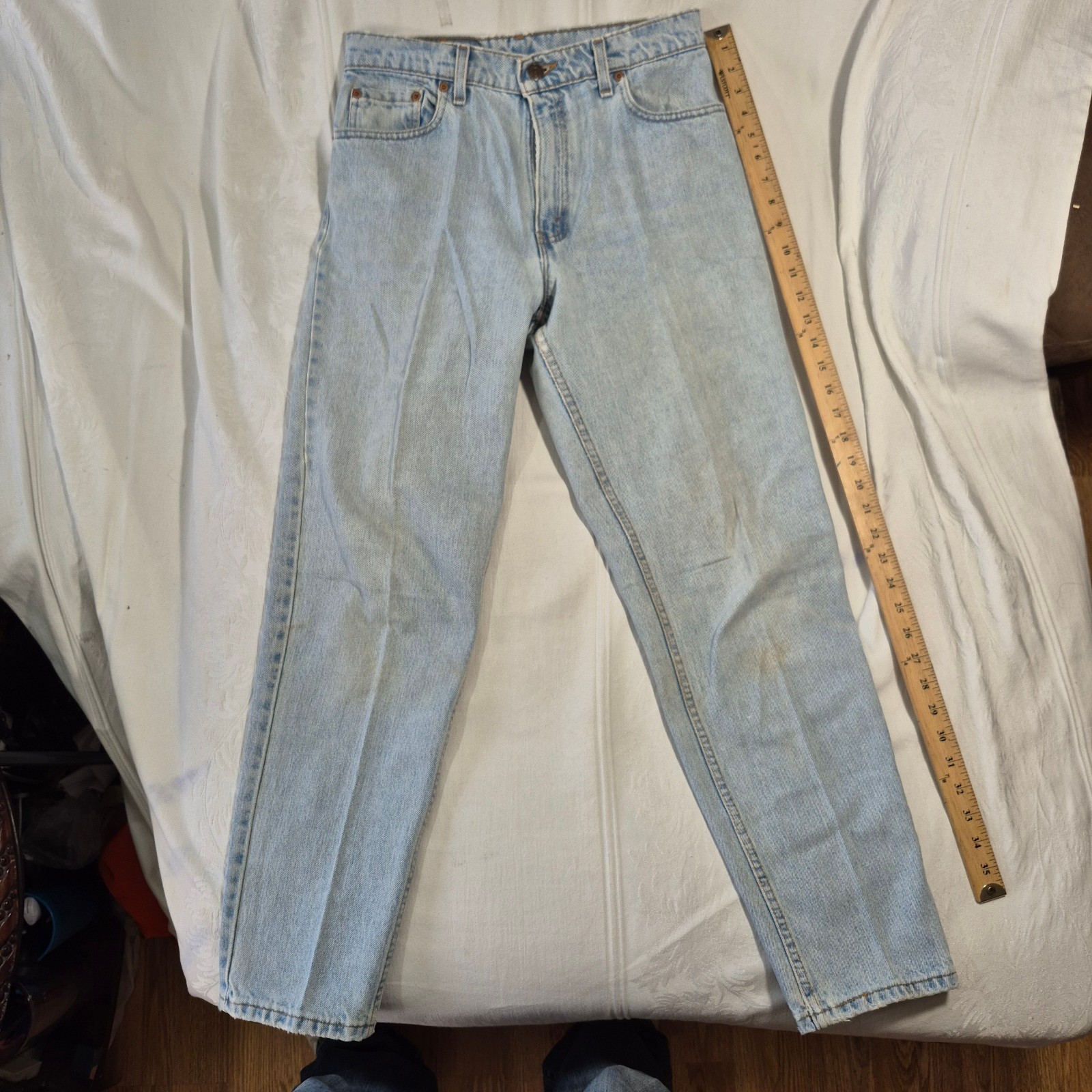 VTG LEVIS 551 RELAXED FIT TAPERED LEG SIZE 11 JR MEDIUM 30x29 MADE IN USA