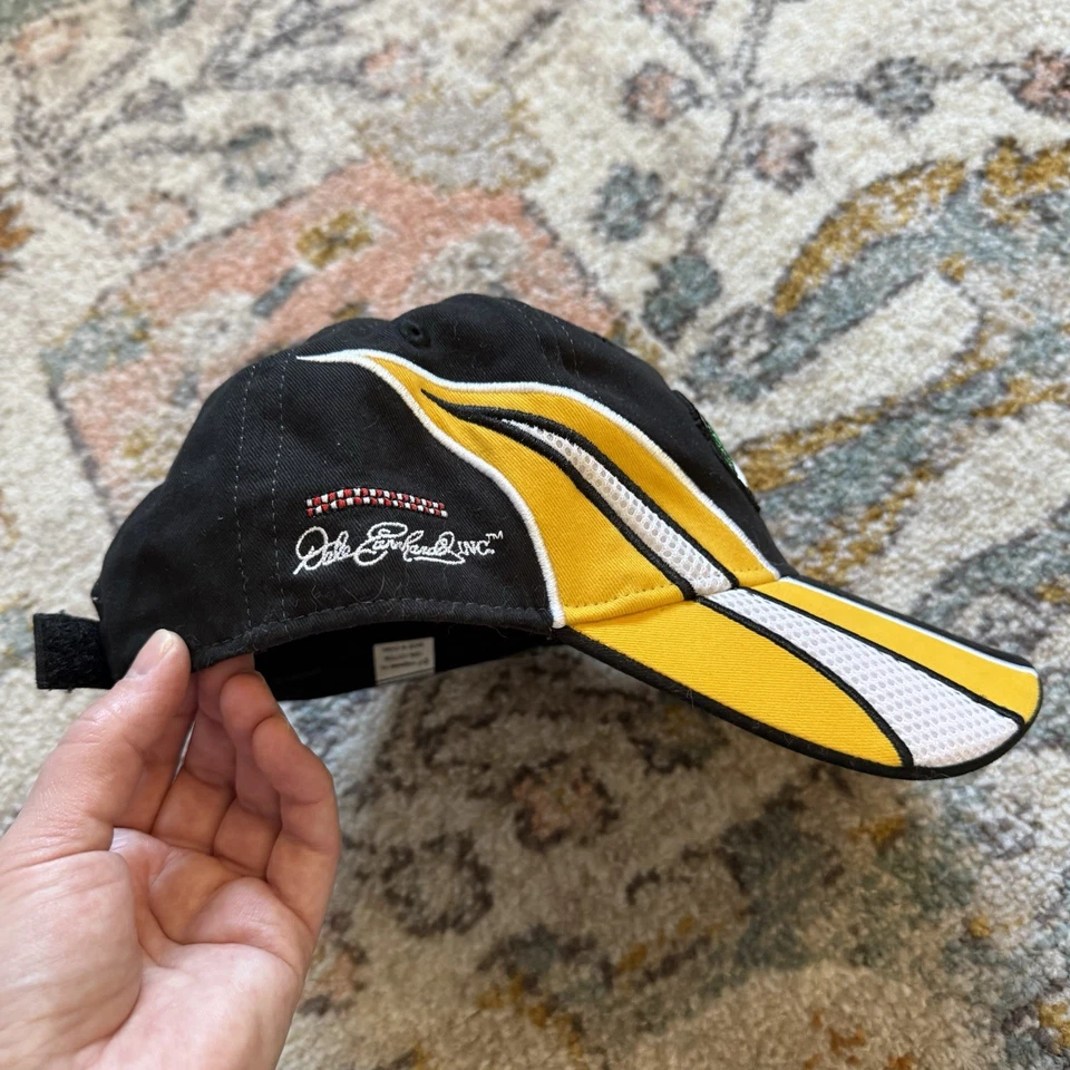 Gorra Bass Pro Shops NASCAR negra y amarilla nueva Foto 4 de 4