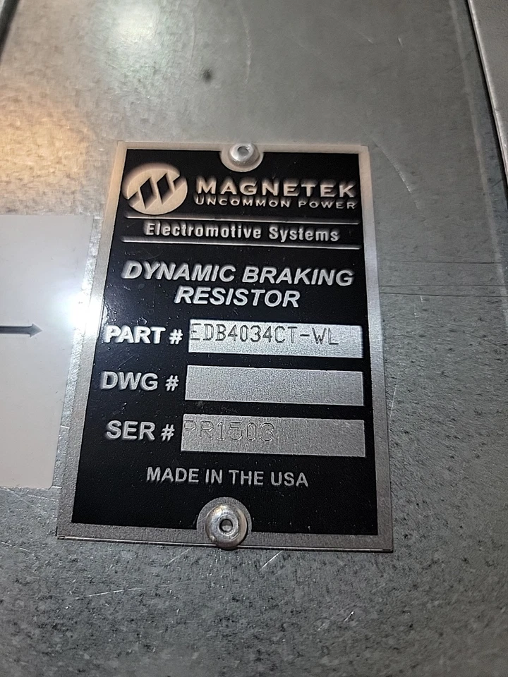 Magnetek EDB4034CT-WL Dynamic Braking Resistor - Image 2 of 4