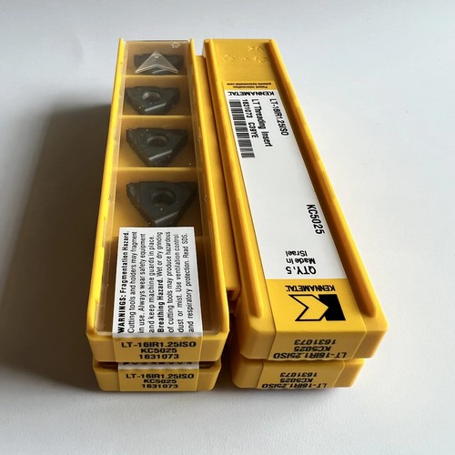 KENNAMETEL / LT-16IR1.25ISO KC5025 / Hoja de carburo original 10 piezas - Imagen 2 de 3