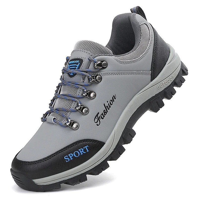 Chaussures de randonnée à lacets hommes : baskets de sport outdoor légères