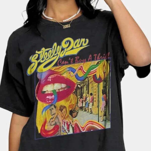Steely Dan AJA Can't Buy A Thrill Black T-Shirt Unisex S-5XL