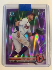 2022 1st Bowman Chrome Prospects Purple Lava Refractor #D/250 Fran Alduey #BCP39