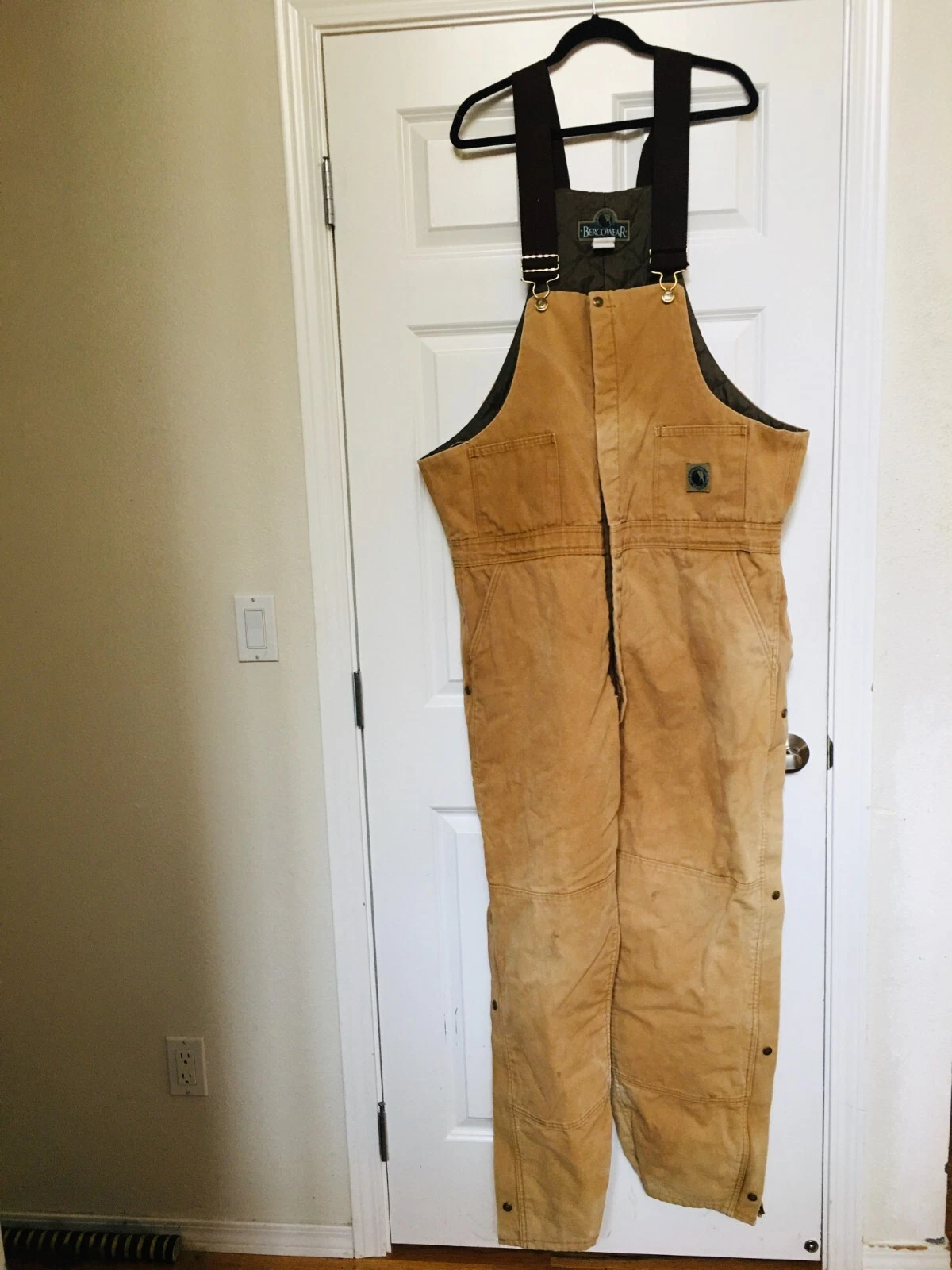 The Berne Apparel Company Bercowear Work Pants Overalls Men Size 2XL Tall