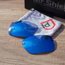 Walleva Ice Blue Mr.Shield Polarized Replacement Lenses for Oakley Double Edge