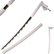 41" Metal Demon Slayer Inosuke Hashibira Samurai Sword Katana Cosplay Steel Gift