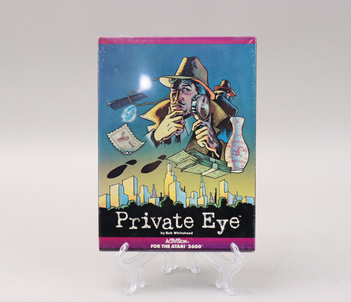 Private Eye Atari 2600 Game Activision Bob Whitehead NTSC NIB New Factory Sealed