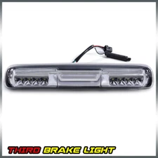 Third 3rd Brake Cargo Light Fit For 99-07 Silverado/Sierra Chrome/Clear LED BAR