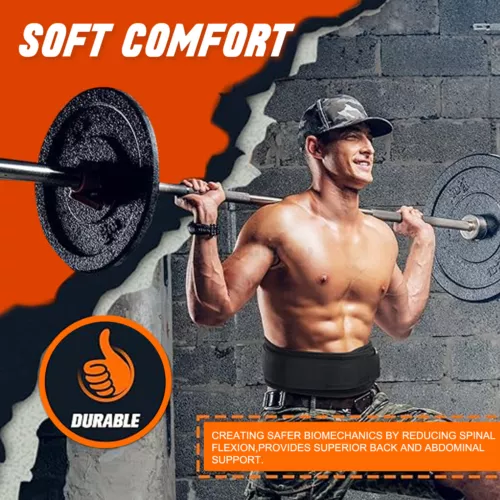 Gym Gewichthebergürtel Crossfit Training Fitness Bodybuilding-Gürtel Kraftsport - Bild 4 von 14