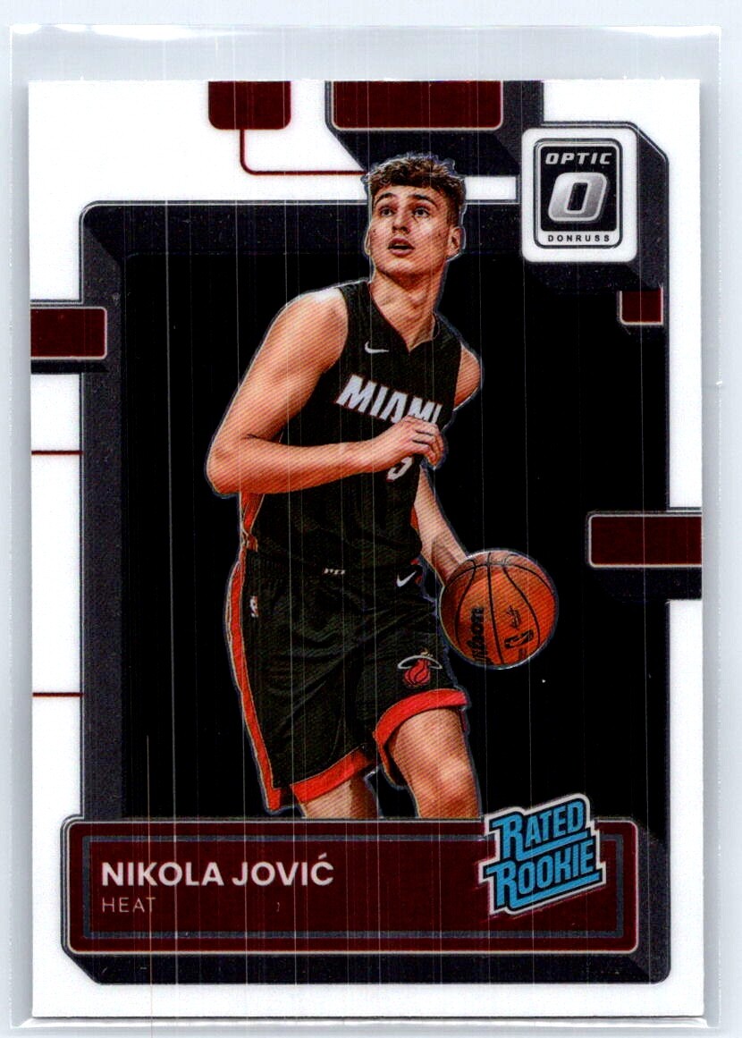 2022 Optic Nikola Jovic Rated Rookie RC   Heat #224