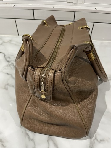 Marc by Marc Jacobs Too Hot To Handle Large Leather Tote Bag Praline Brown - Picture 20 of 22