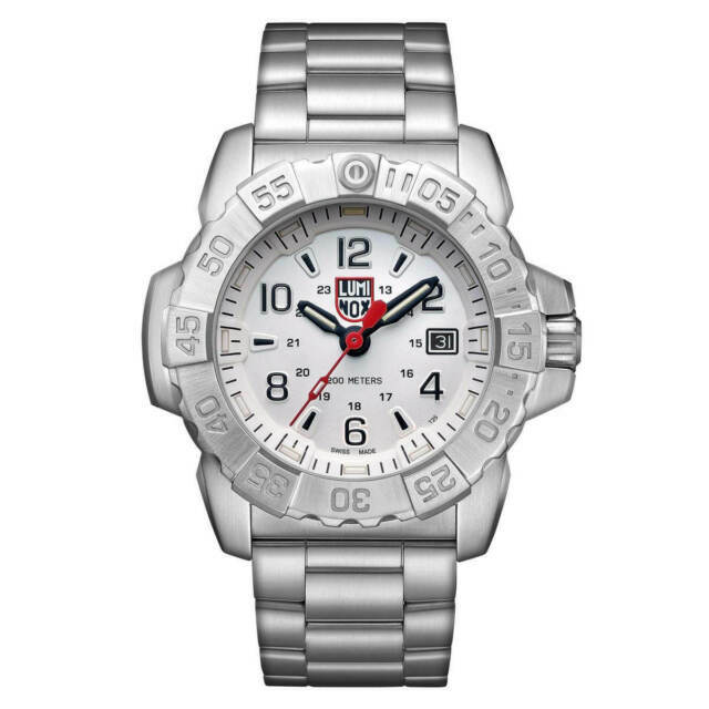luminox watch white