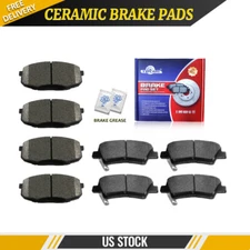For 2014 2015 2016 Kia Soul 2.0L Front & Rear Ceramic Disc Brake Pads Set