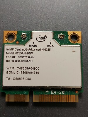 INTEL CENTRINO ADVANCED N 6235ANHMW 6235 WLAN KARTE WIFI WIRELESS ADAPTER KARTE