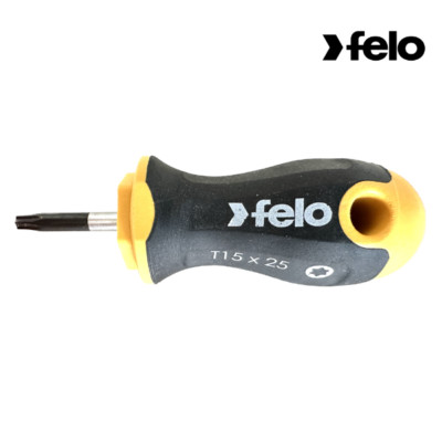 Felo - ERGONIC - Schraubendreher mit 2K-Griff - Torx T15x25mm - kurz