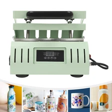 Electric Cup Tumbler Mug Heat Press Machine Desktop Cup Heating Presser 500W NEW
