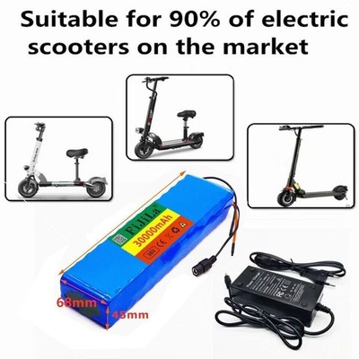 36V 30Ah 10S2P Battery Pack 500W For Motorcycle  E-Scooter W/Charger High Power