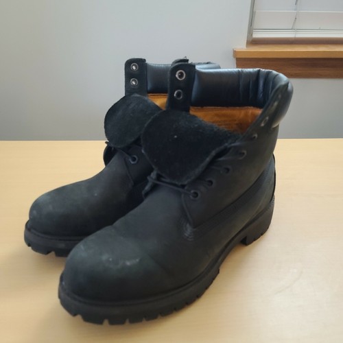 Timberland 10073 Mens Premium 6-Inch Waterproof Leather Black Boots Size  7.5 M | eBay