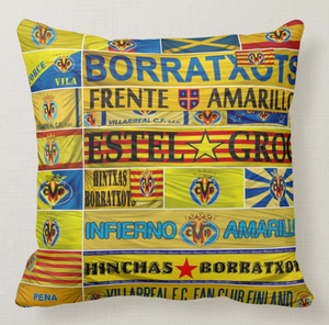 Cuscino Personalizzato Tributo Ultras Rayo Vallecano Spagna No Hooligans