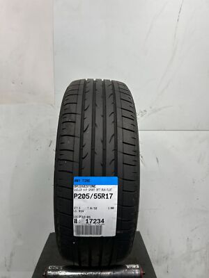 1 Used Bridgestone Dueler H/P Sport Run Flat P205/55R17 2055517 205/55/17 8/32