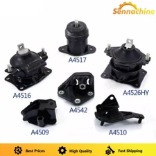 Fits 2003-2007 Honda Accord 2.4L Motor & Trans Mounts  Accord Set 6pcs : A4526HY