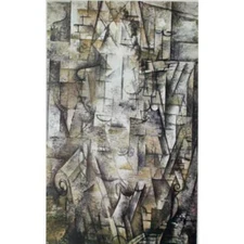 GEORGES BRAQUE BOOKPLATE PRINT WOMAN READING FAUVISM CUBISM Modern Art Vintage