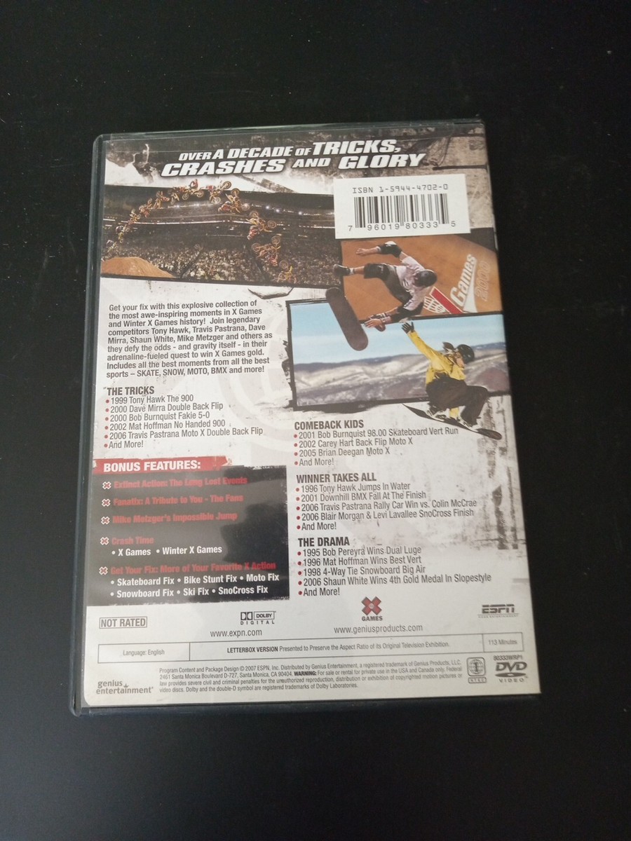 ESPN: The Best of X Games - DVD - Travis Pastrana,Tony Hawk,Shaun